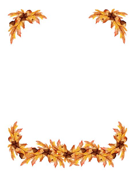 clip art leaf border|free printable leaf borders.